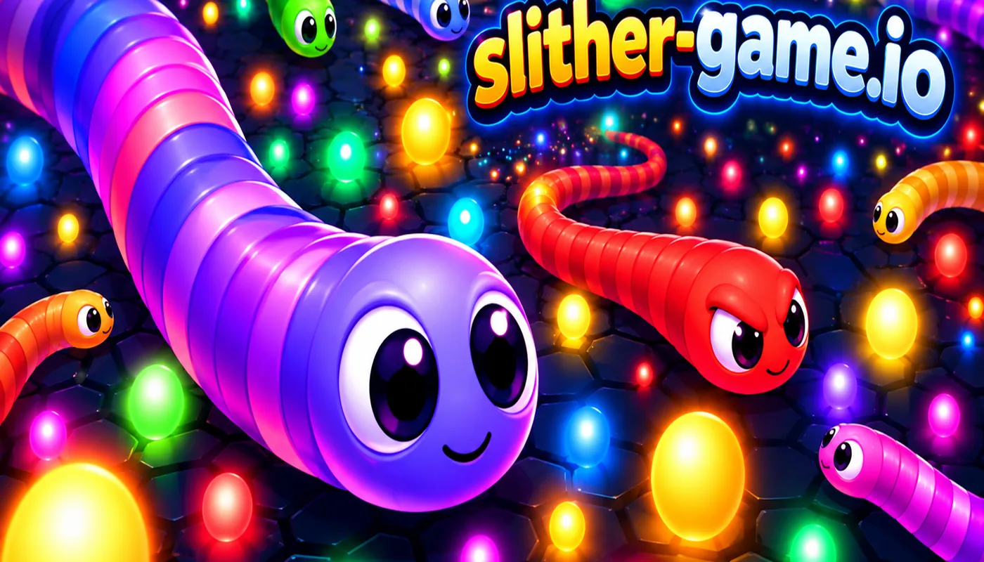 Small snake versus big snake in Slither IO